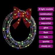 Венец 80 LED светодиода Многоцветен 92 x 92 x 9,5 см Акрил
