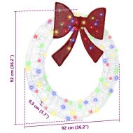 Венец 80 LED светодиода Многоцветен 92 x 92 x 9,5 см Акрил