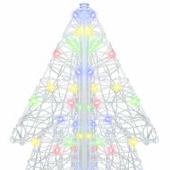 Коледно дърво 240 LED светодиода Многоцветен 180 cm Акрил