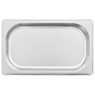 Гастронорм контейнери 12 бр GN 1/4 20 мм неръждаема стомана