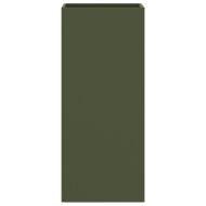 Кашпа, маслиненозелена, 32x29x75 см, стомана