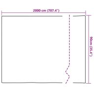 Самозалепващо фолио за прозорци Матирани ивици 90 x 2000 см ПВЦ