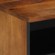 ТВ шкаф Меден кафяв 100 x 33 x 46 см Солидно мангово дърво