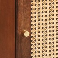 Нощен шкаф Кафяво 40 x 33,5 x 46 см Масивна акациева дървесина