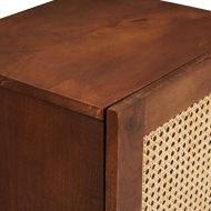 Шкаф за баня с рафт Кафяво 38 x 33,5 x 48 см Инженерно дърво