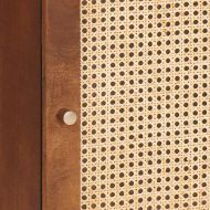 Шкаф за баня с рафт Кафяво 38 x 33,5 x 48 см Инженерно дърво