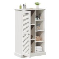 Шкаф за баня VIGO Бяло и антикварно бяло 68 x 34 x 110 см