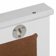 Огледало VIGO Антично бяло 55,5 x 5 x 70 см Борово дърво масив