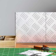 Стъпало Квадратна 2 pcs Сребрист 20 x 20 cm Алуминий