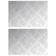 Стъпало Правоъгълна 2 pcs Сребрист 30 x 20 cm Алуминий