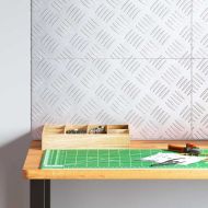 Стъпало Правоъгълна 4 pcs Сребрист 50 x 25 cm Алуминий