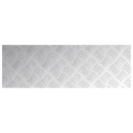 Стъпало Правоъгълна 4 pcs Сребрист 75 x 25 см Алуминий