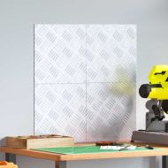 Стъпало Квадратна 4 pcs Сребрист 30 x 30 cm Алуминий