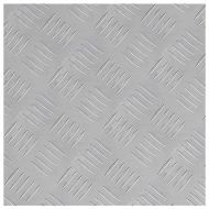 Стъпало Квадратна 2 pcs Сребрист 40 x 40 cm Алуминий