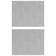 Стъпало Правоъгълна 2 pcs Сребрист 50 x 40 cm Алуминий