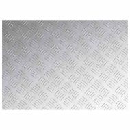 Стъпало Правоъгълна 4 pcs Сребрист 70 x 50 cm Алуминий