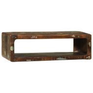 ТВ шкаф с рафт 80 x 30 x 25 см Масивна регенерирана дървесина