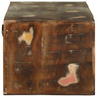 ТВ шкаф с рафт 80 x 30 x 25 см Масивна регенерирана дървесина