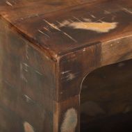 ТВ шкаф с рафт 80 x 30 x 25 см Масивна регенерирана дървесина