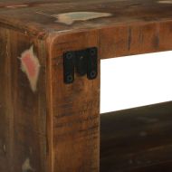 ТВ шкаф с рафт 80 x 30 x 25 см Масивна регенерирана дървесина