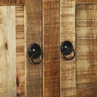 Масичка за кафе Кафяво 80 x 54 x 45 см Солидно мангово дърво