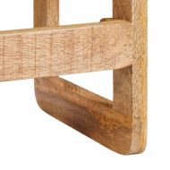 Стифиращи масички 2 pcs Кафяво Солидно мангово дърво