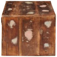 Нощно шкафче 2 pcs Кафяво Солидно възстановено дърво