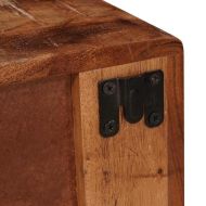 Стенно монтиран шкаф до легло Многоцветен 40 x 30 x 36 см