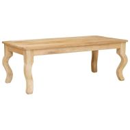 Масичка за кафе Кафяво 110 x 55 x 40 cm Солидно мангово дърво