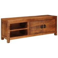 ТВ шкаф с рафт Кафяво 110 x 30 x 40 cm мангово дърво масив