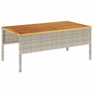 Градински Софа Комплект 6 pcs Светло сиво и тъмно сиво