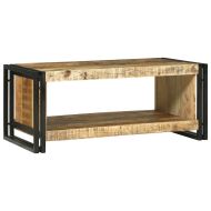 Масичка за кафе Кафяво 90 x 50 x 38 см Солидно мангово дърво