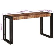 Н nesting маса 3 pcs Солидно рециклирано дърво и метал