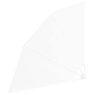 Прозорец за балкон Бяло 160 x 160 cm Полиестер