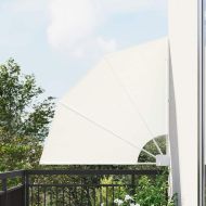 Прозорец за балкон Крем 115 x 115 см Полиестер