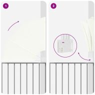 Прозорец за балкон Крем 115 x 115 см Полиестер