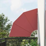 Прозорец за балкон Теракота 115 x 115 см Полиестер