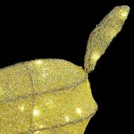 Семейство елени 3 pcs Топло бяло 68 x 26 x 127 см текстил