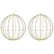 Топка 2 pcs Топло бяло 59,5 x 59,5 x 63 см Метал