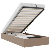 Османска рамка за легло без матрак, 90x190 см, изкуствена кожа