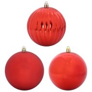 Комплект Коледни топки XXL 3 pcs Червено Пластмаса