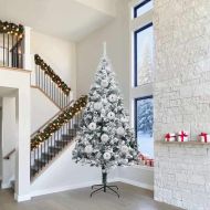 Комплект коледни топки XXL 4 pcs Сребрист Пластмаса