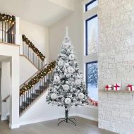 Коледен кълбо комплект XXL 3 pcs Сребрист Пластмаса