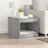 Заграждение за котешка тоалетна 47x59x42 см инженерно дърво