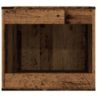 Заграждение за котешка тоалетна 47x59x42 см инженерно дърво