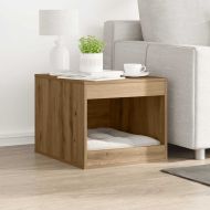 Заграждение за котешка тоалетна 47x59x42 см инженерно дърво