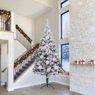 Комплект коледни топки XXL 4 pcs Розово Пластмаса