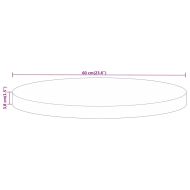 Плот за маса Ø 60x3,8 см кръгъл масивна регенерирана дървесина