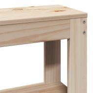 Рамка за легло без матрак, 140x190 см, масивна чамова дървесина