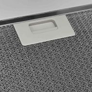 Стенен абсорбатор, 60 см, стомана и закалено стъкло, бял